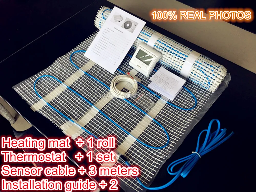 Hersteller 150 Watt/m2 Fußbodenheizung Wärme Matten Elektrische ... Hersteller 150 Watt/m2 Fußbodenheizung Wärme Matten Elektrische ...