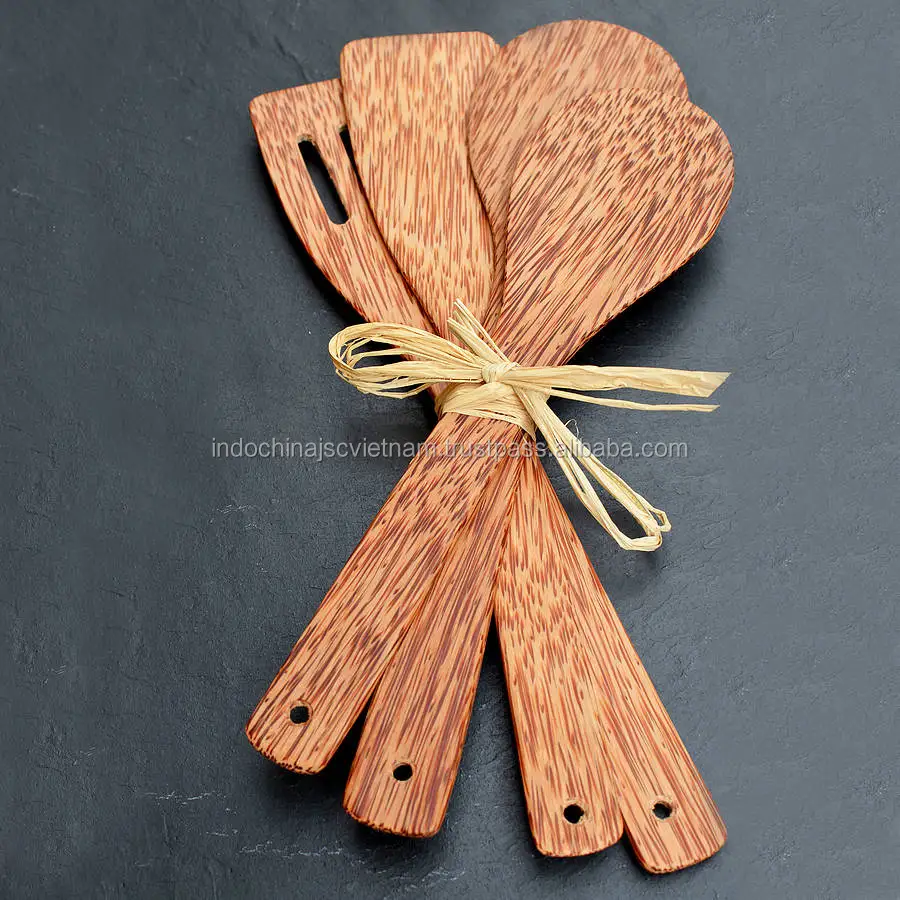 Vietnam Coconut Wooden Kitchen Utensils Set Buy Kitchen Utensil Set