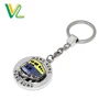 Custom Color Different Round Soft Enamel Chain Hong Kong Bus Spinner fashion key chain For Collection