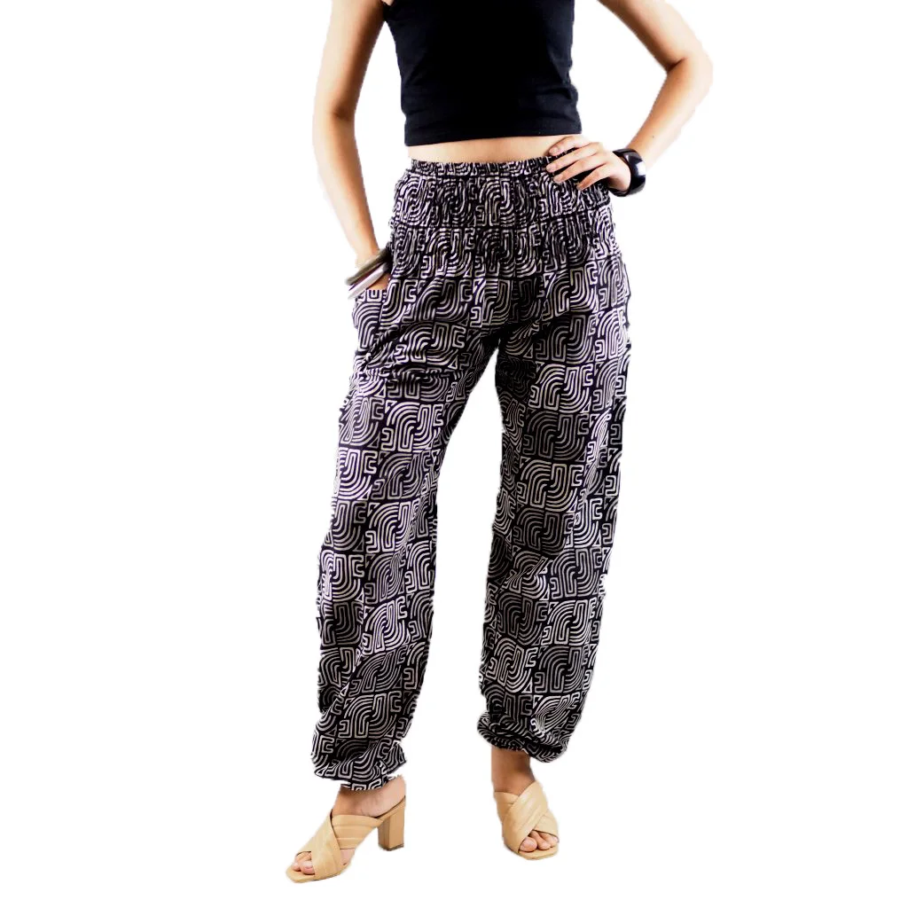 NAPAT Women Harem Pants Female Elastic Waist Trousers Ladies Basic Casual hippie Pants For Wholesale ( PP0004-01 )