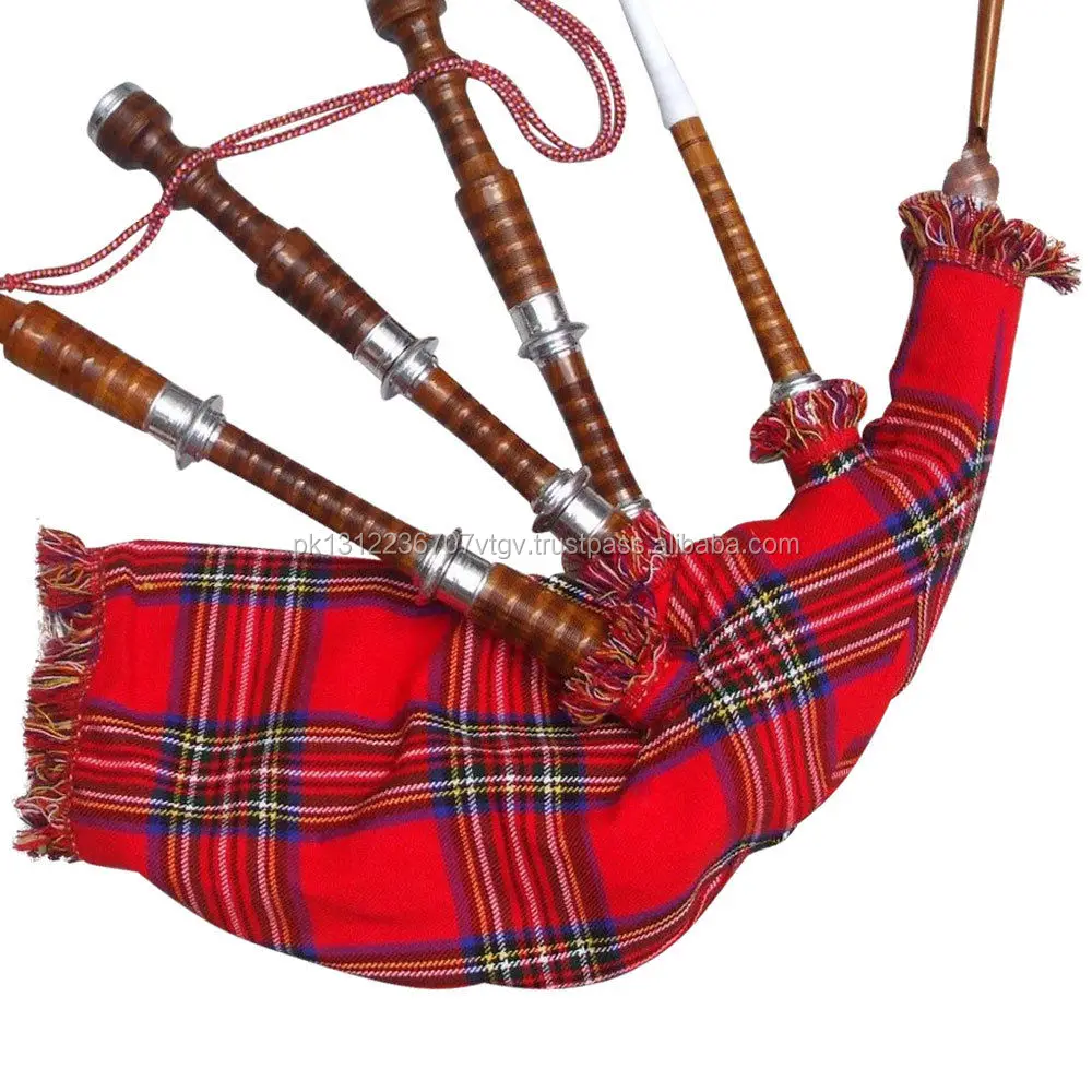 Professional Great Highland Tradition Blackwood Bagpipe. Buy Rose