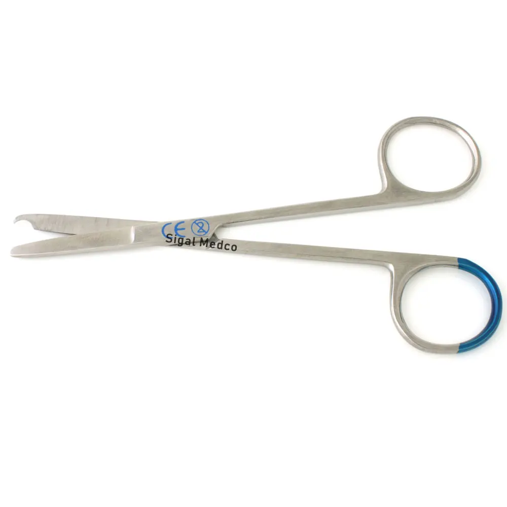 Disposable Iris Scissors 11cm Straight Single Use Iris Scissors By