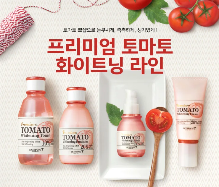 Skinfood Tomato Whitening Toner Emulsion Essence Cream Sun Finisher Skin Brightening Effect Buy Very Effective Whitening Cream Skin Whitening Cream Forever Skin Whitening Cream Product On Alibaba Com