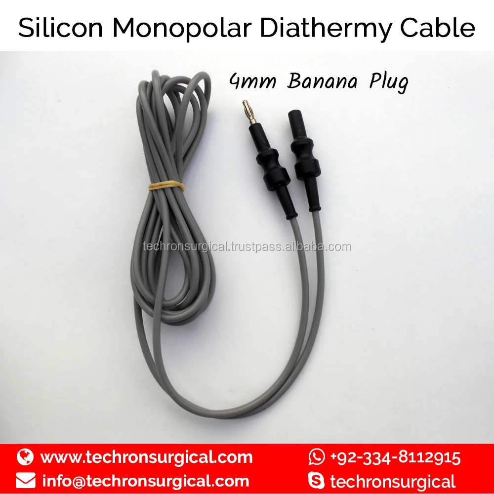 Monopolar Silicon Diathermyendoscopic Cable Cord Factory Made Buy