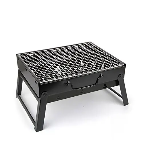 Portable Hibachi Grill Find Deals On Get Quotations Olym Portable Outdoor Stainless Steel Grill Removable Compact Barbecue Folding Mini 10 Inch