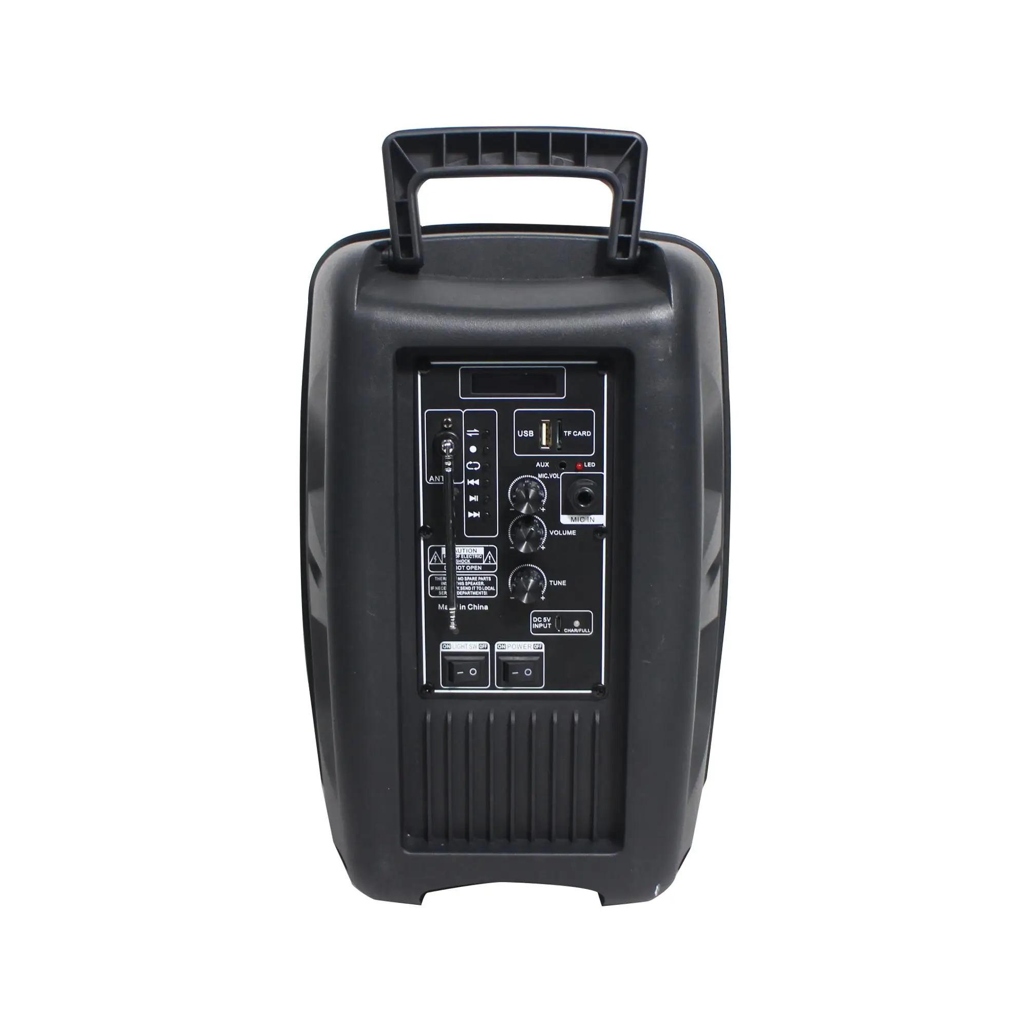 New Arrivals! AS-8B 8 inch woofer wireless bluetooth lighting portable 2-way speaker with fm - ANKUX.COM