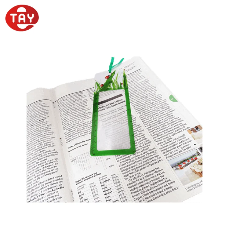 Fresnel 3x Custom Rectangular Bookmark Magnifier - Buy Fresnel Lens ...