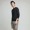 Basic long sleeve round neck t-shirt for men