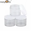 Empty Clear Plastic Cosmetic Containers Sample Packing Portable Travel Bottle Pot Jars for Cream Lotion