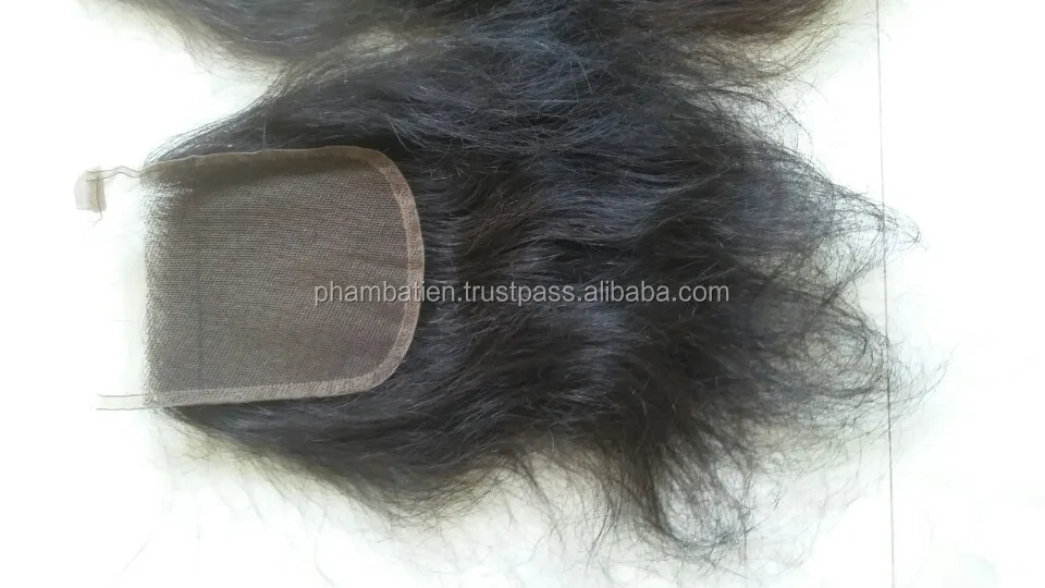 Cambodian Natural Wavy Hair Closures 4x4 With Competitive Price