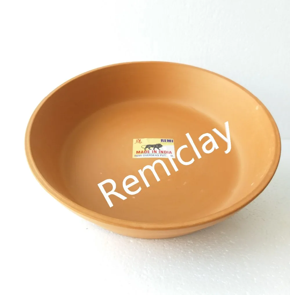 Terracotta Earthen Clay Serving Plate For Sweets Or Decoration Food
