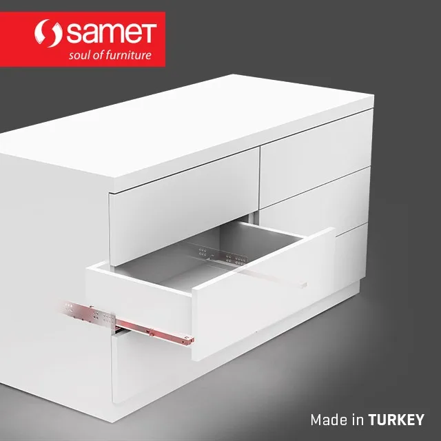Samet Smart Slide Single Extension Undermount Soft Close Drawer