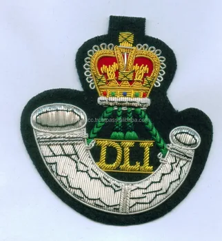 Durham Light Infantry Blazer Badge/ Dli Bullion Wire Crest/military ...