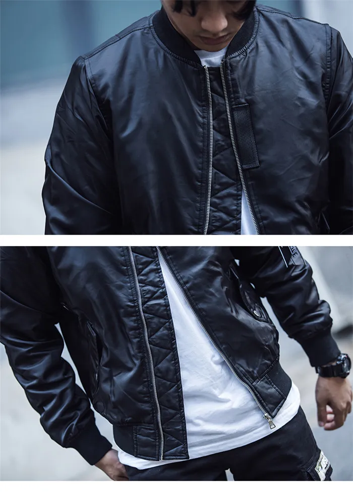 Ma1 Aviator Running Jacket Men's Pair Of Cotton Padded Clothes Winter