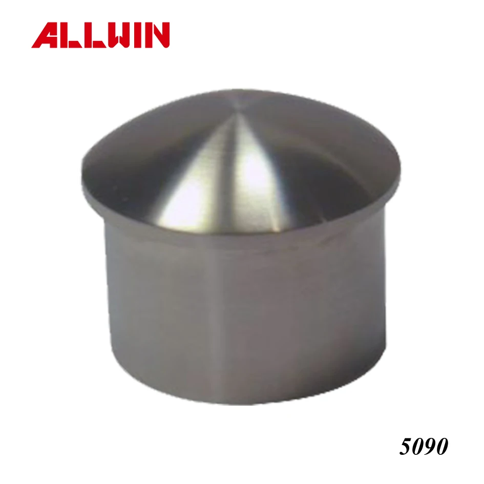 Stainless Steel Round Tube Handrail Arched End Cap Buy Steel Rod