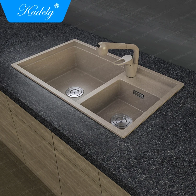 Luxury Granite Double Bowl Kitchen Sink