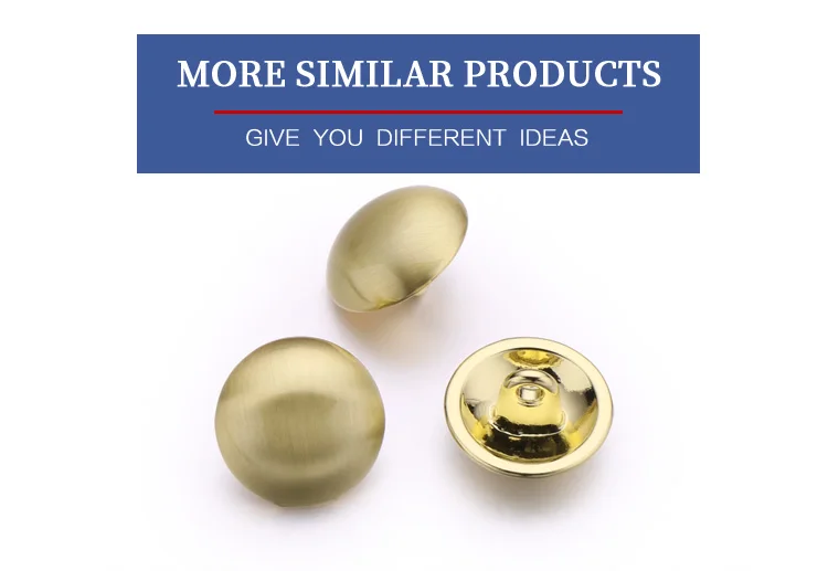 Custom made metal suit buttons with crown logo