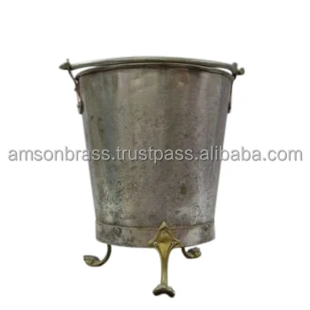 Iron Coal Bucket Old Style Fireplace Tool Buy Iron Coal Bucket