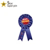 Custom made rosette ribbon awards