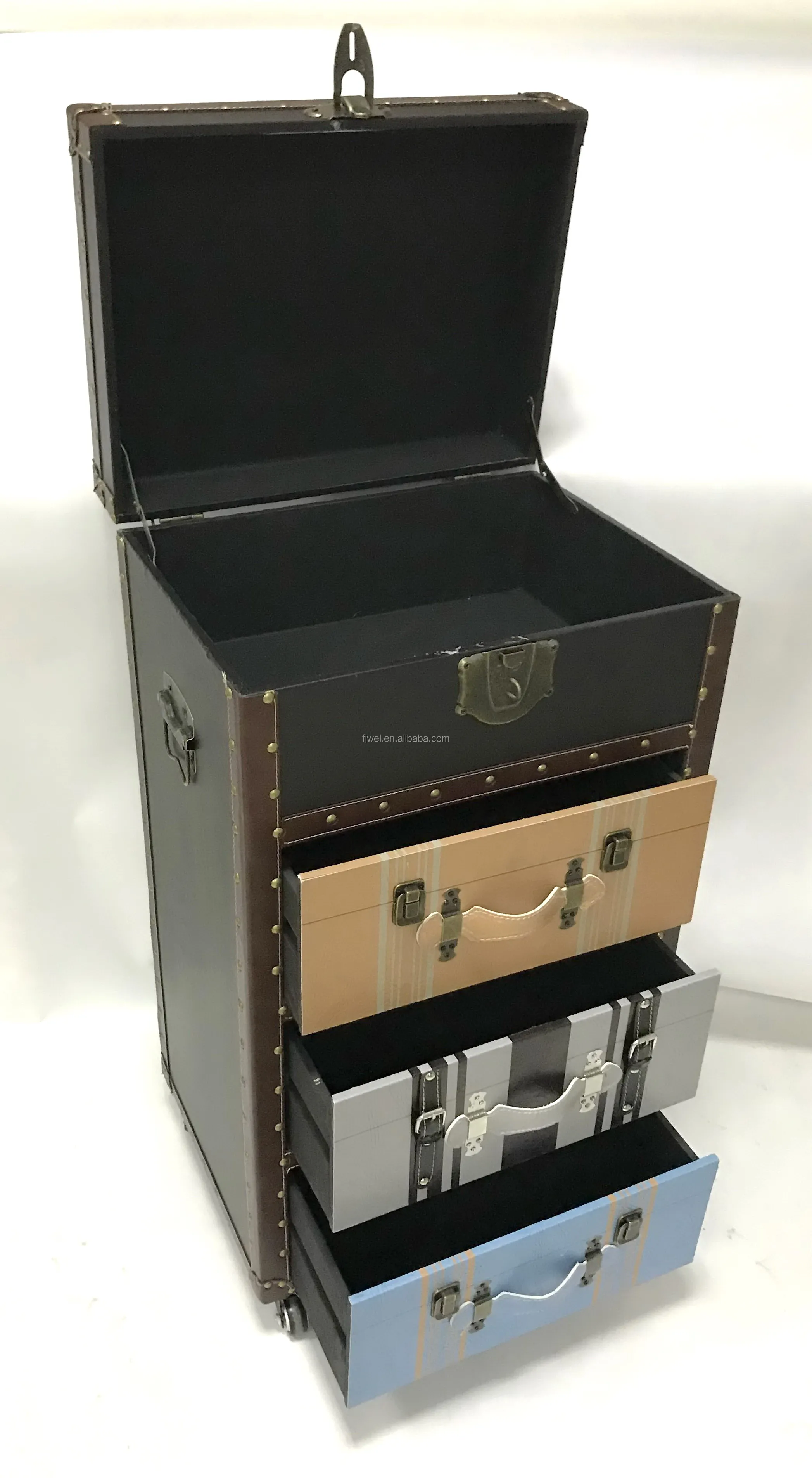 Pu Leather Rolling Chest Of Drawers Buy Chest Of Drawers Design