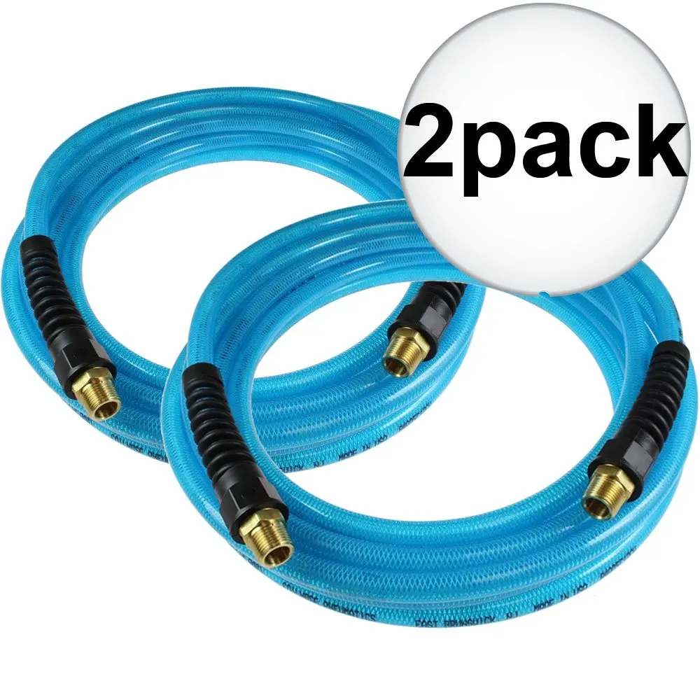 1//4 Reusable Strain Relief MPT Swivel Fittings 1//4 ID Coilhose Pneumatics PUE14-15B-T Flexeel Reinforced Polyurethane Coiled Air Hose Transparent Blue 1//4 ID 15/' Length with 2 1//4 Reusable Strain Relief MPT Swivel Fittings 15 Length with 2