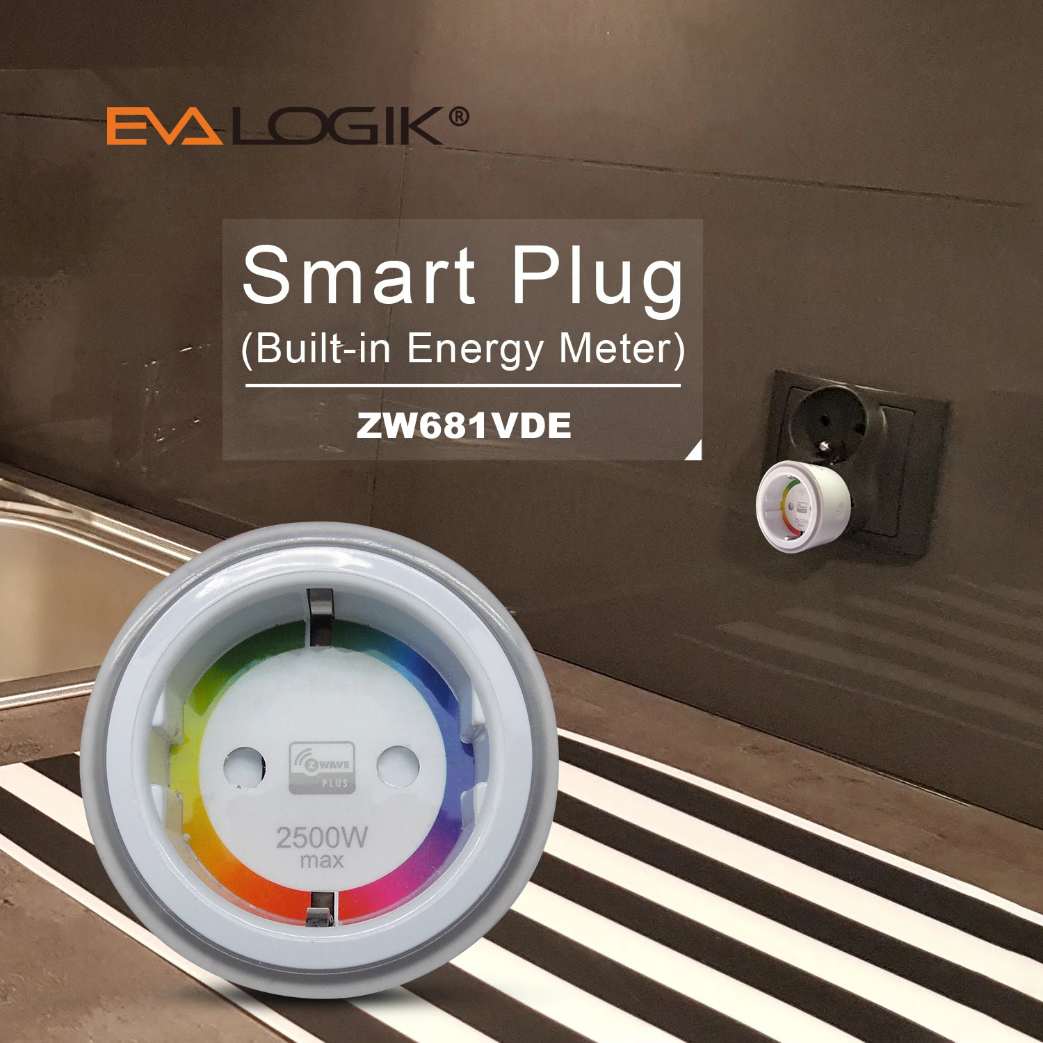 Eu Type Zwave Power Socket App Controlled Plug Outlet Buy Eu Zwave