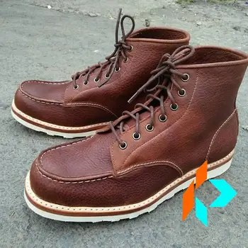 genuine leather boots mens