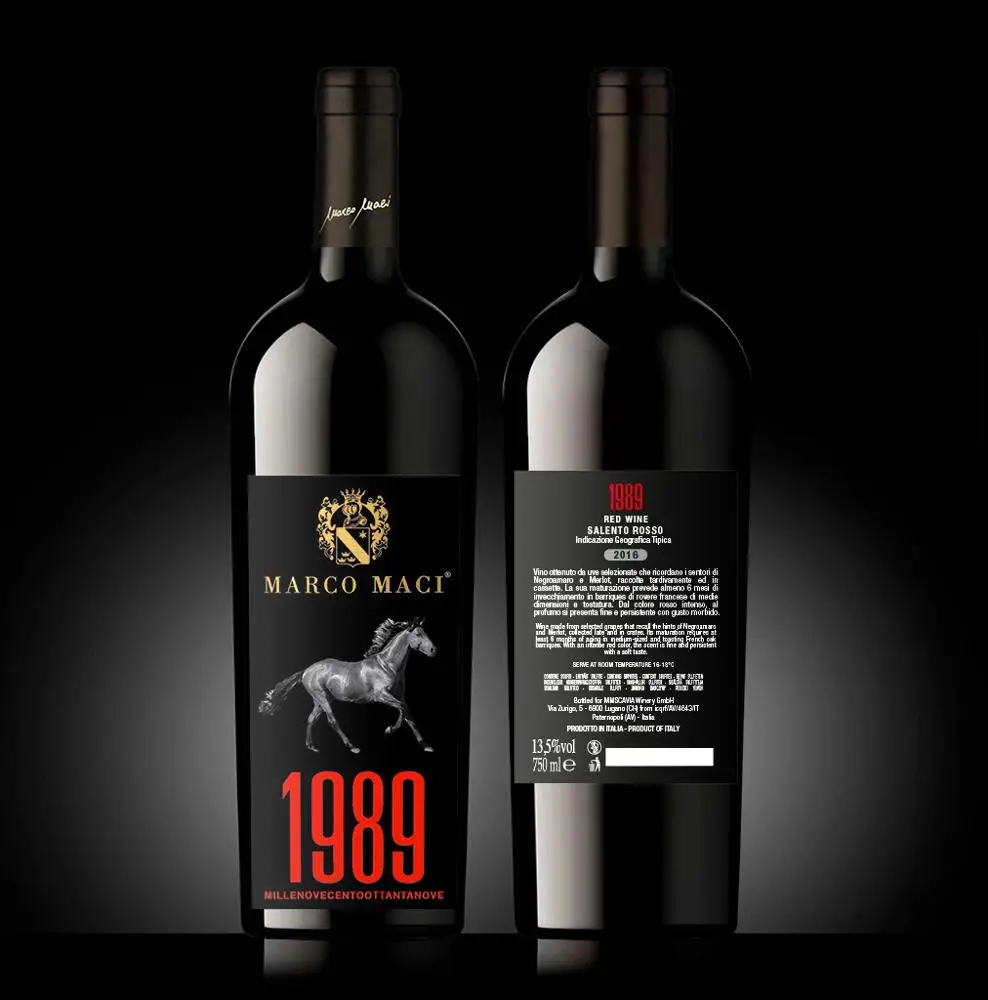 1989 red wine