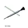 Screw Driver For Opticians And Clock Maker With Plastic Knobs, Total Length 4 1/4" and width of Blade 2.65mm