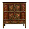 Antique Tibetan Furniture Handmade Handicrafts ~ Tibetan Red Dragons ~ Tibetan Cabinet