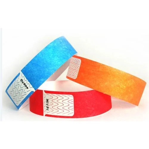 Disposable Rfid Paper Bracelet Uhf Rfid Paper Wristband For Events