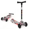 Popular High Quality new plastic cheap kids scooter basket child kick Three wheel kids scooter with light