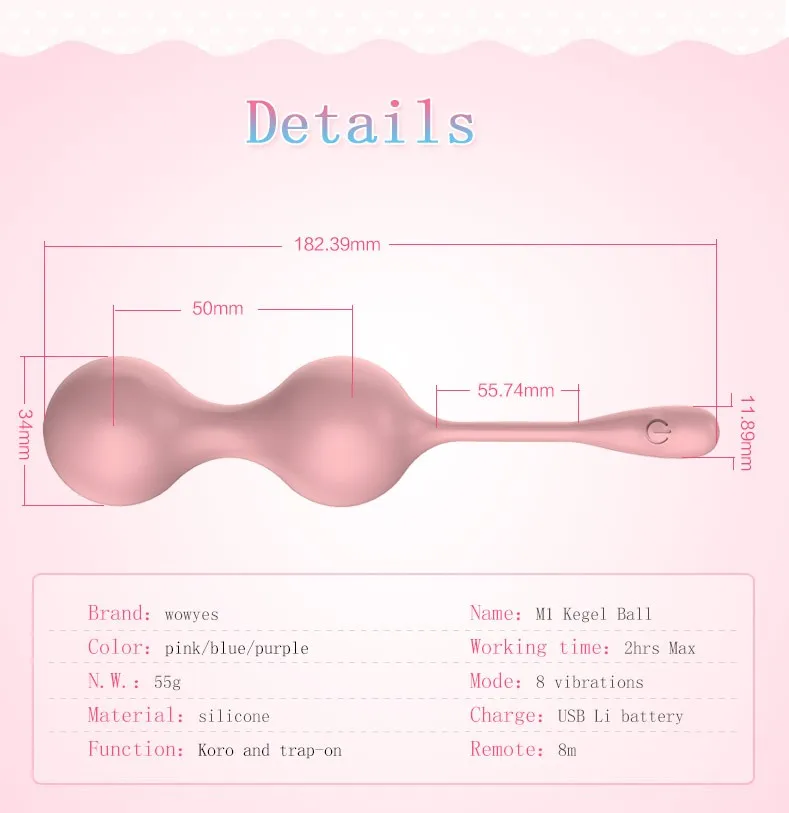 Sex Toy Exercise Urinary Incontinence Chinese Silicone Kegel Ball Make