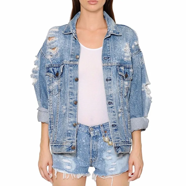 denim jacket with glitter