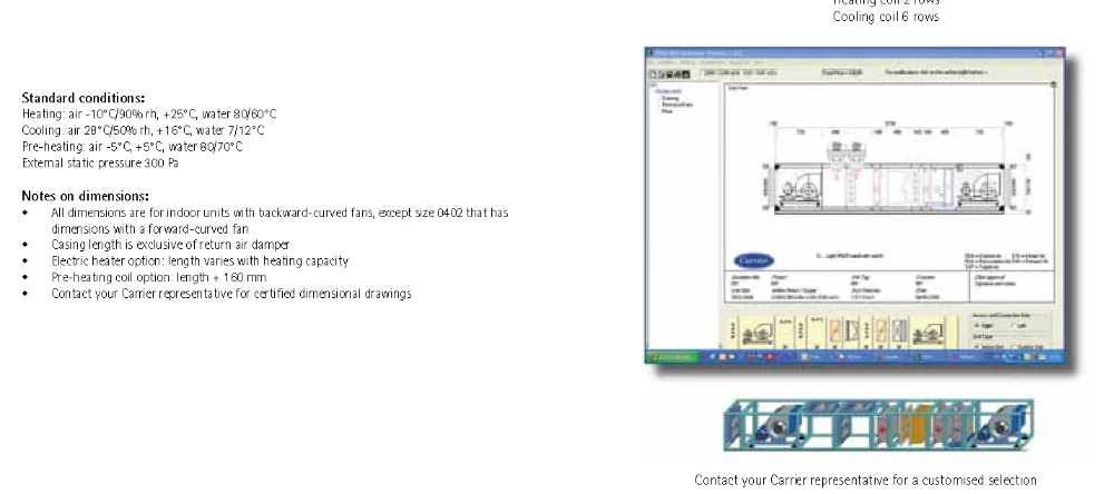 Carrier Air Handling Unit, AHU, 100btu and above, 42GW - detail 10