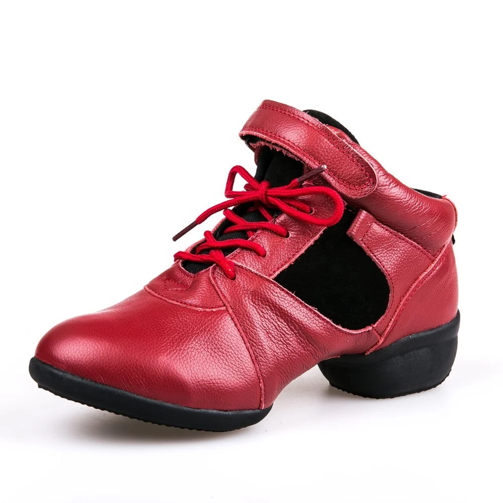 Finden Sie Hohe Qualität Rot Jazz Schuhe Hersteller und Rot Leder Jazz Schuhe, Stiefel, weichen Sohlen, Jazz, Ballett