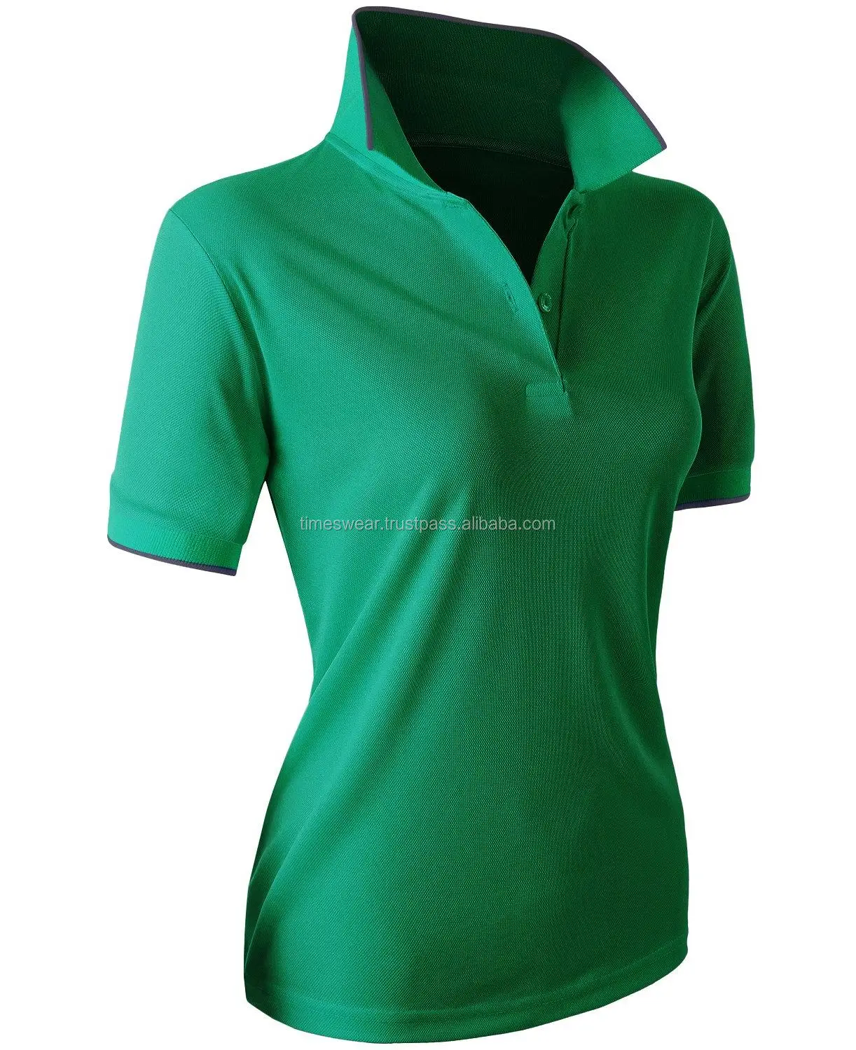 Women's Active Wear Short Sleeve Zip Up Polo Shirt / Tshirts Buy