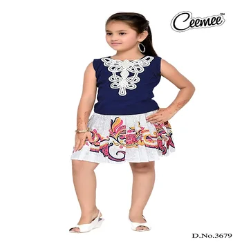 fancy skirt top for girl