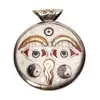 Buddha Eyes Pendant - For Good Fortune and Goodwills - Handmade and Decorative Pendant for Men and Women