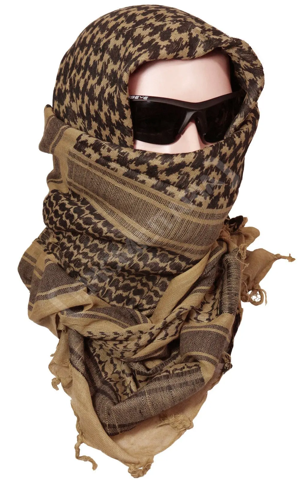 Middle Eastern Tactical Scarf Shemagh Arab Keffiyeh Desert Military Neck Scarf