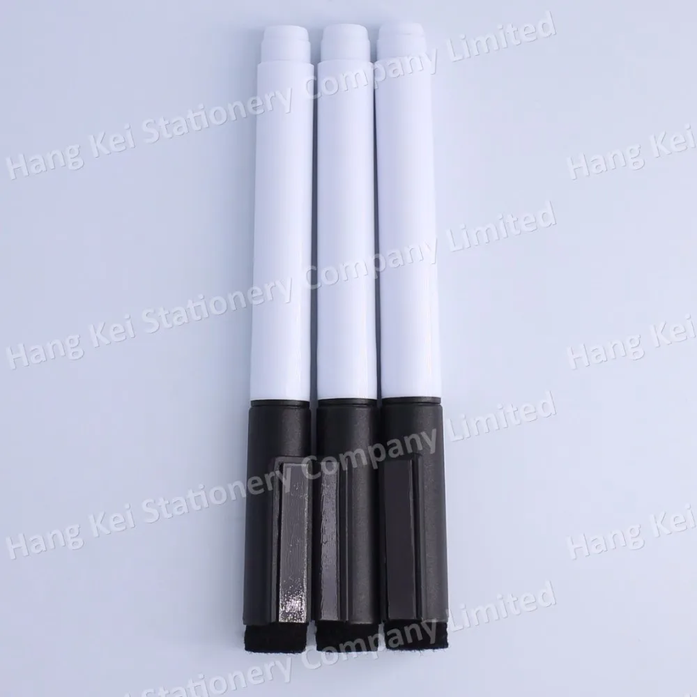 Easy wipe dry erase colored ink promotional whiteboard marker with clip