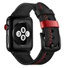 Newest Stainless Metal Buckle Crazy Horze Calf Leather Strap For Apple Watch 3 42mm 38mm