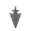 Pave Setting Texture Charm Arrow Design Handmade Gemstone New Design Pendant