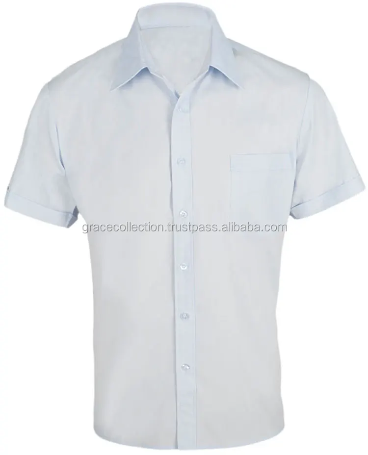 blue shirt school uniform