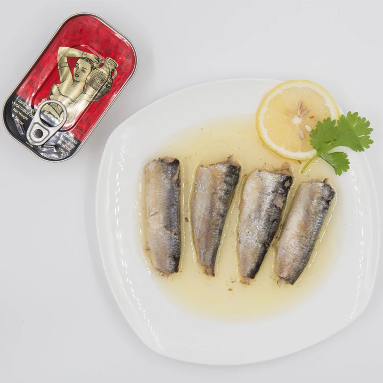 125g Bulk Oval Canned Sardines In Vegetable Oil Buy Sardines With