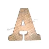 Wood Carving Decorative English Alphabet Letters for Wedding Birthday Party