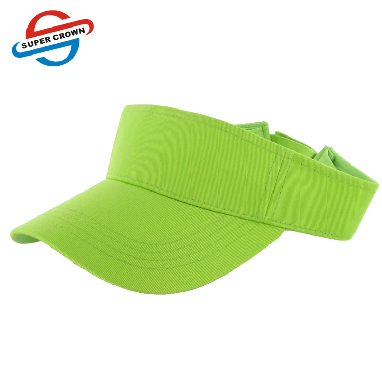 Blank Visor Cap,Summer 100 Cotton Sun Visor Hat,Custom Adjustable