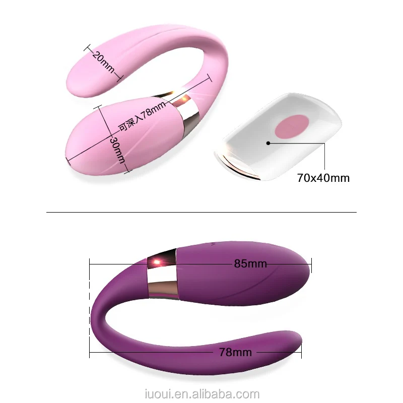 Dual Vibrating Wearable Control Women G Spot U Shape Vibrator Clitoris Stimulator Sex Toys For
