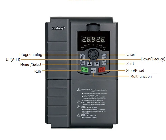 Coolmay hmi modbus เชื่อมต่อ vfd ตัวแปลง