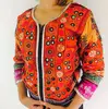 One of a Kind banjara tribal afghani handembroidery gypsy leather jacket/embroidered jackets women